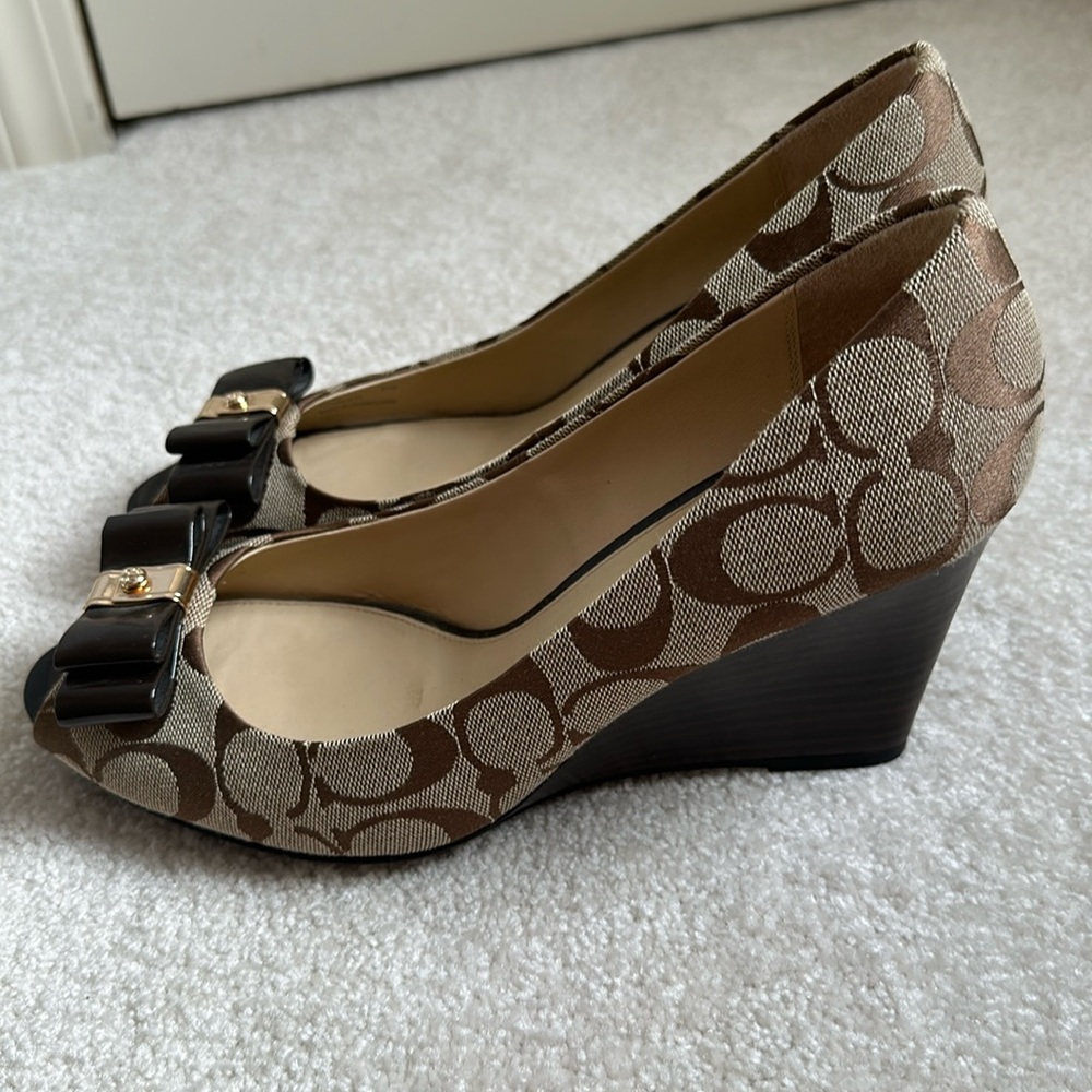 Coach wedge sandals!